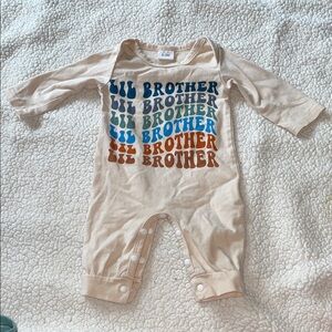 Brother Print Kids One Piece